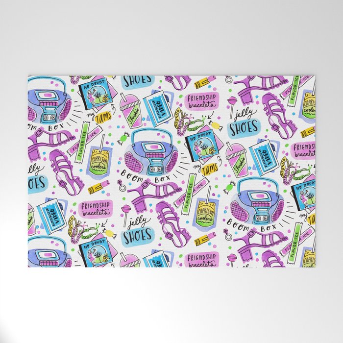 90s Summer  Welcome Mat