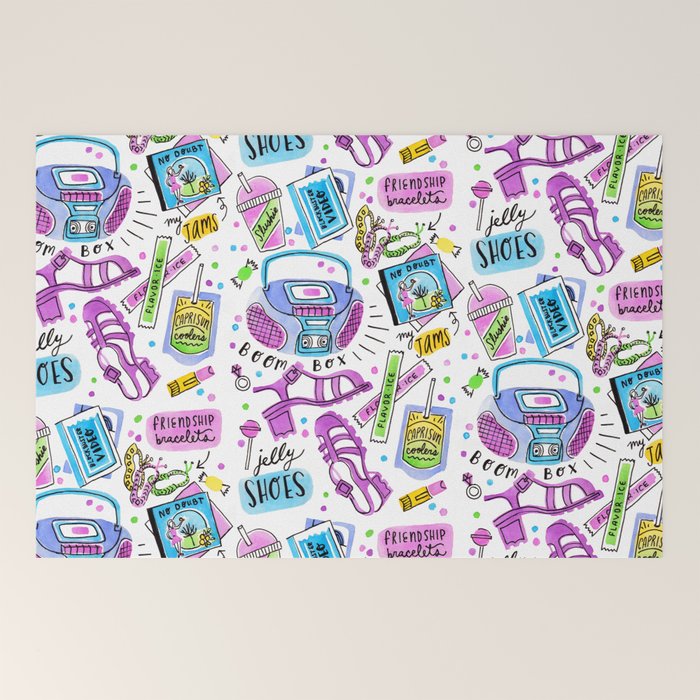 90s Summer  Welcome Mat