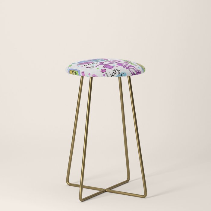 90s Summer  Stool