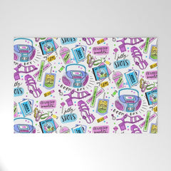 90s Summer  Welcome Mat