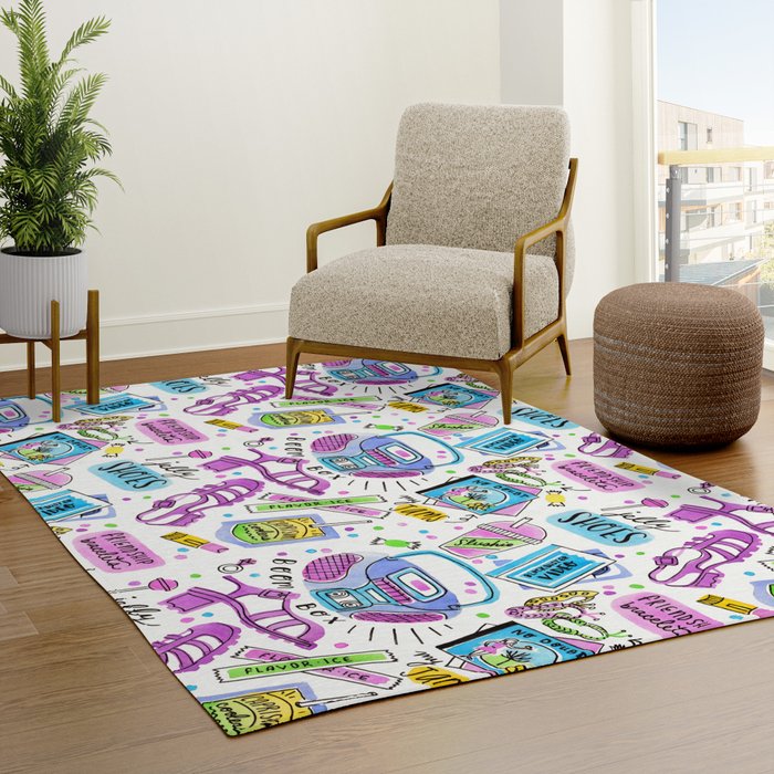 90s Summer  Rug