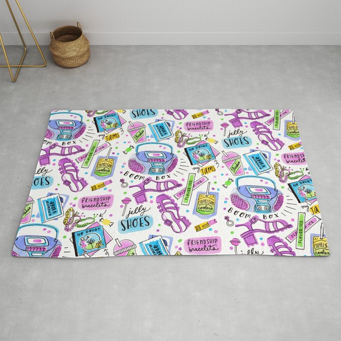 90s Summer  Rug
