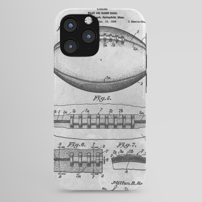 1938 Football iPhone Case