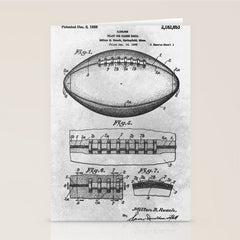 1938 Football Stationery Card