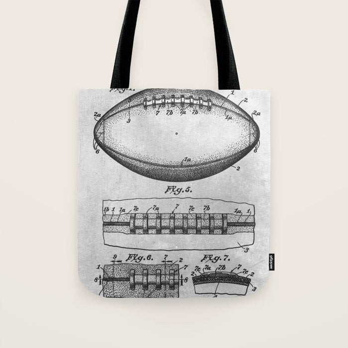 1938 Football Tote Bag