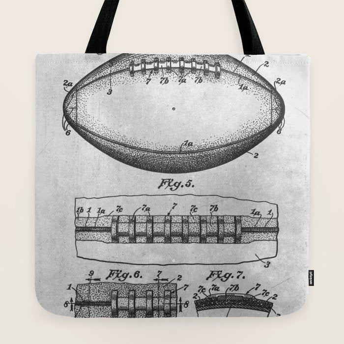 1938 Football Tote Bag