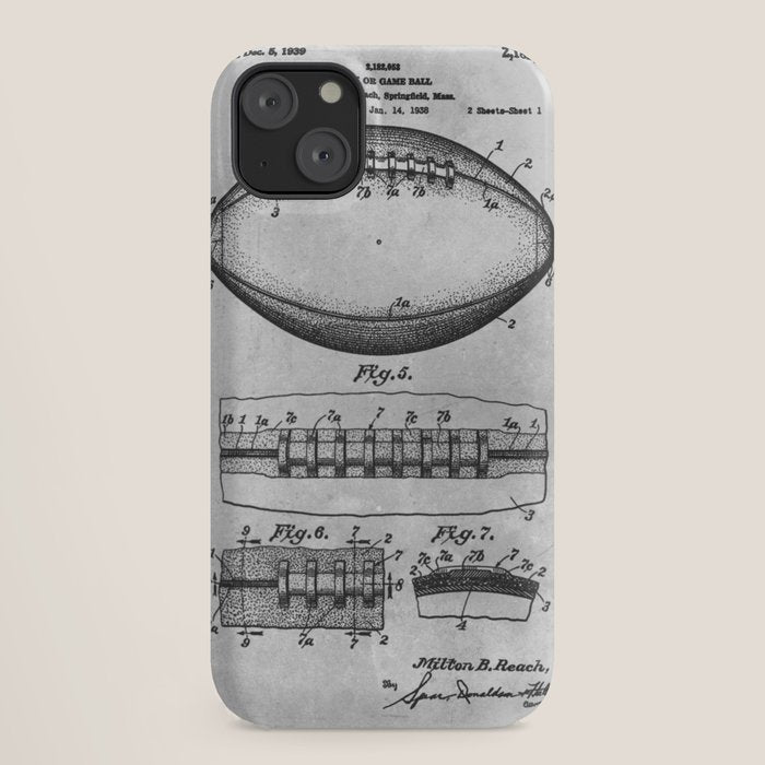 1938 Football iPhone Case