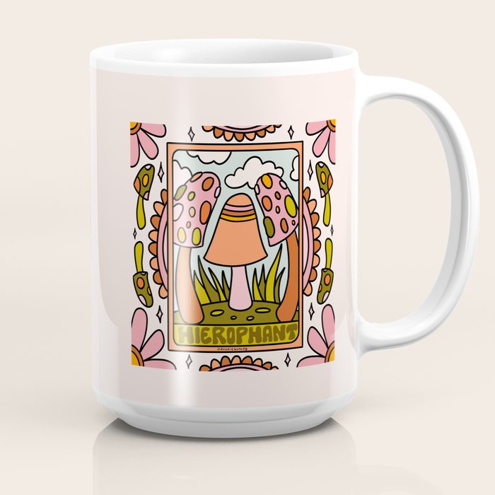 5. The Hierophant Mushroom Coffee Mug