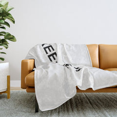 "KEEP OFF" Throw Blanket