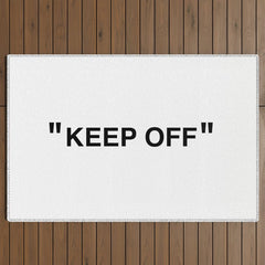 "KEEP OFF" Outdoor Rug