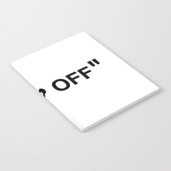 "KEEP OFF" Notebook