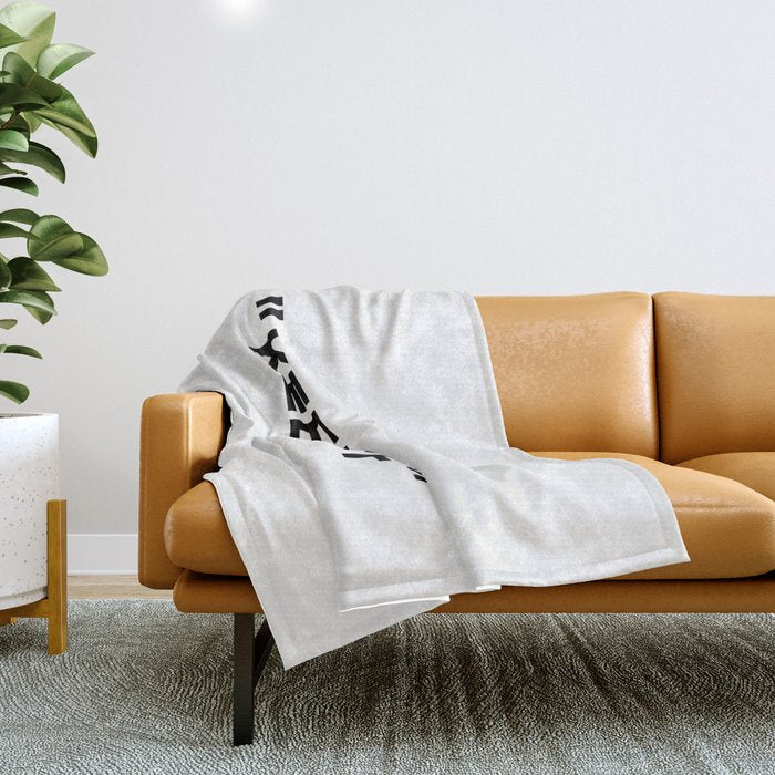 "KEEP OFF" Throw Blanket