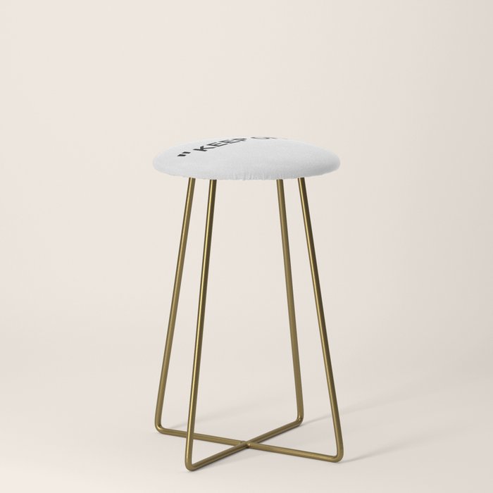 "KEEP OFF" Stool