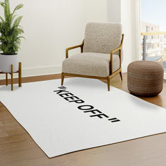 "KEEP OFF" Rug