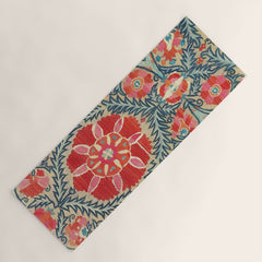 18th Century Suzani Fragment Print Yoga Mat