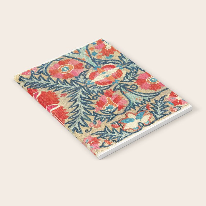 18th Century Suzani Fragment Print Notebook