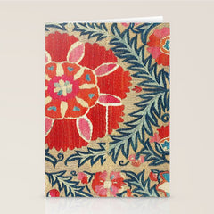 18th Century Suzani Fragment Print Stationery Card