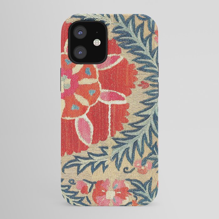 18th Century Suzani Fragment Print iPhone Case