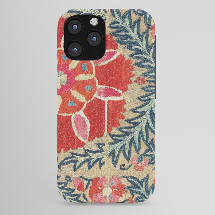 18th Century Suzani Fragment Print iPhone Case