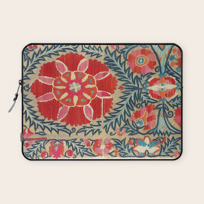 18th Century Suzani Fragment Print Laptop Sleeve