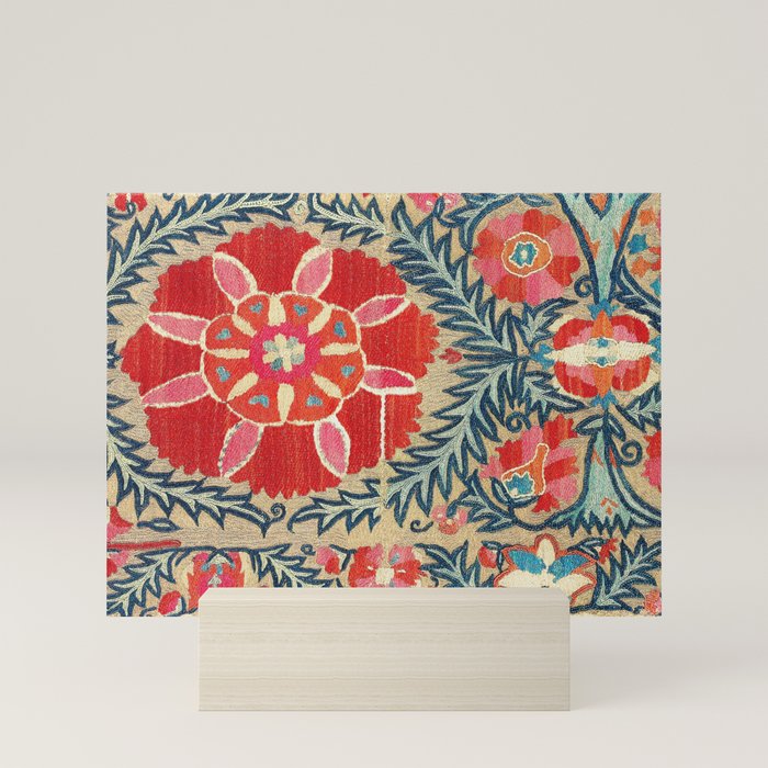 18th Century Suzani Fragment Print Mini Art Print