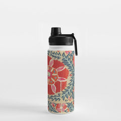 18th Century Suzani Fragment Print Water Bottle