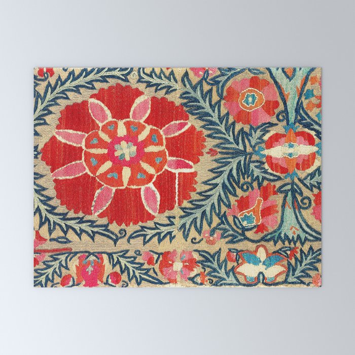 18th Century Suzani Fragment Print Mini Art Print
