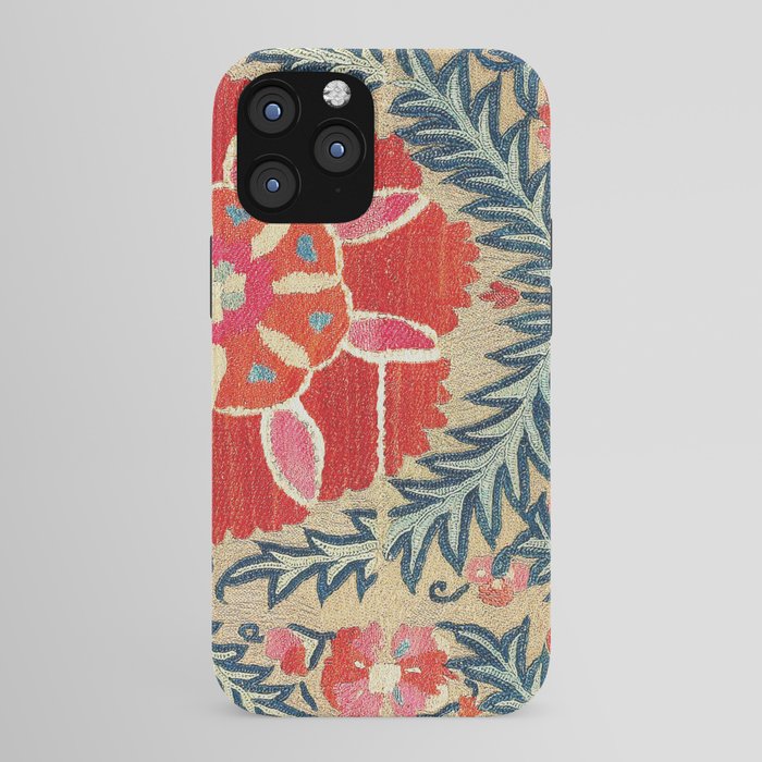 18th Century Suzani Fragment Print iPhone Case