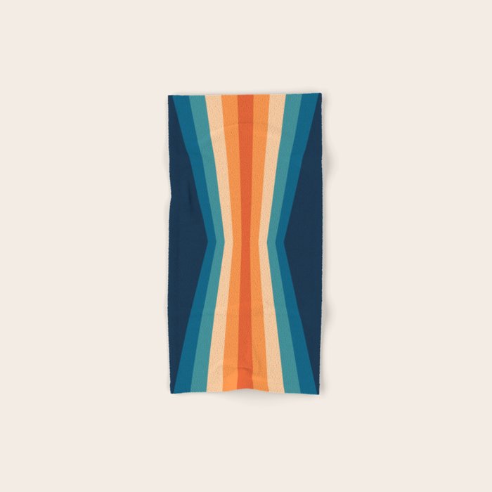 70's Retro Reflection Bath Towel