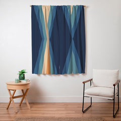 70's Retro Reflection Window Curtain