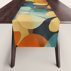 A Floral Palette of Colorful Petals Table Runner