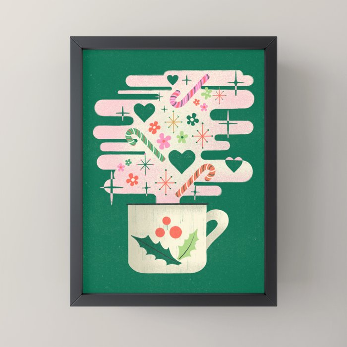 A Cup of Cheer - Warm Wishes Festive Holiday Mug Mini Art Print
