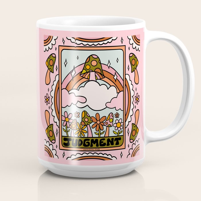 20. Judgment Tarot Mushroom Coffee Mug