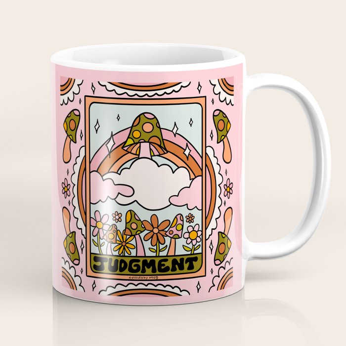 20. Judgment Tarot Mushroom Coffee Mug