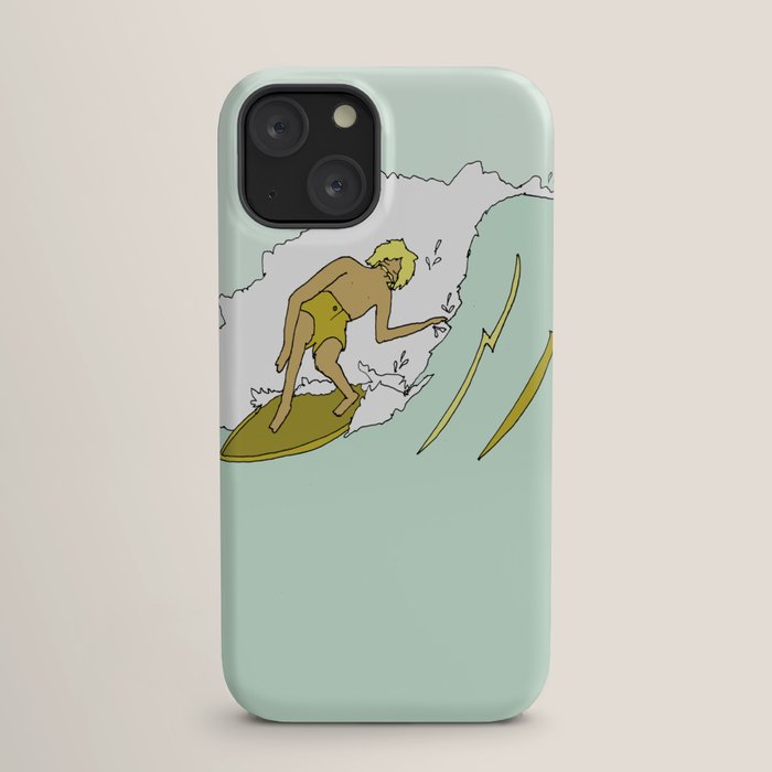 70s outer banks surf // retro surf by surfy birdy iPhone Case