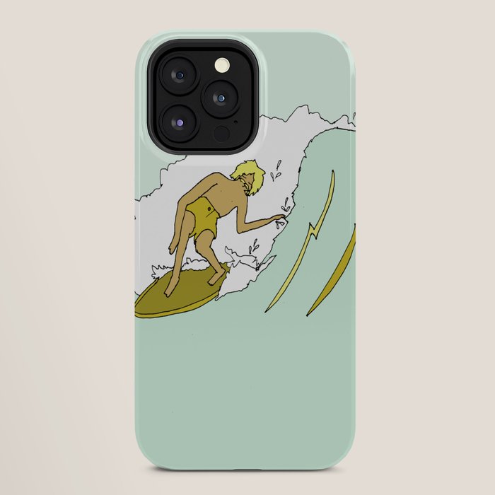 70s outer banks surf // retro surf by surfy birdy iPhone Case