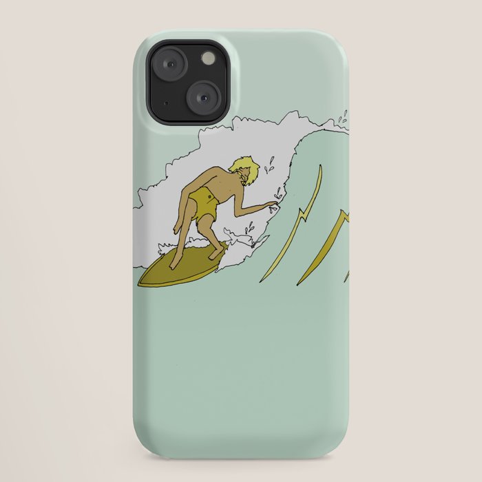 70s outer banks surf // retro surf by surfy birdy iPhone Case