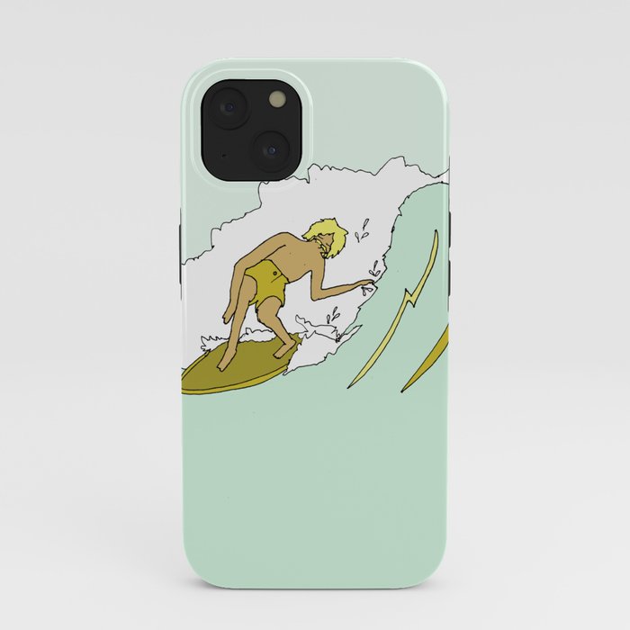 70s outer banks surf // retro surf by surfy birdy iPhone Case