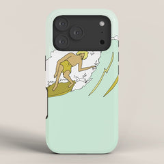 70s outer banks surf // retro surf by surfy birdy iPhone Case