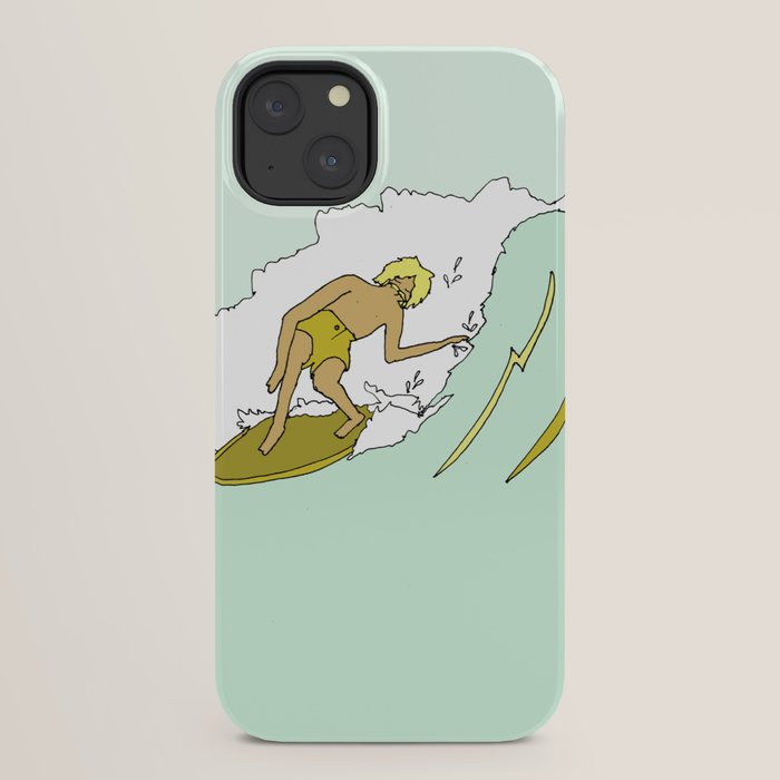 70s outer banks surf // retro surf by surfy birdy iPhone Case