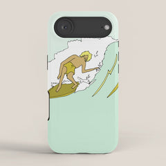 70s outer banks surf // retro surf by surfy birdy iPhone Case
