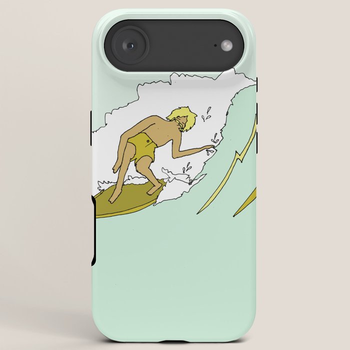 70s outer banks surf // retro surf by surfy birdy iPhone Case