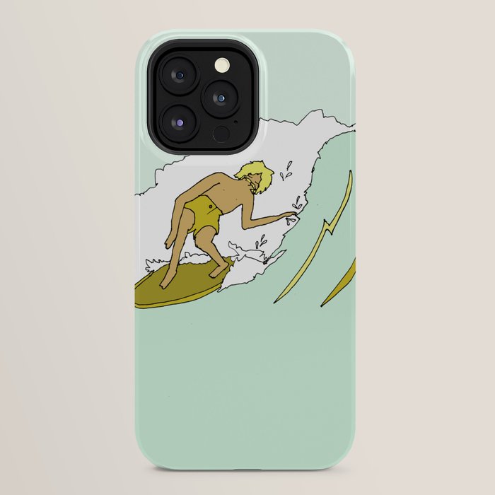 70s outer banks surf // retro surf by surfy birdy iPhone Case