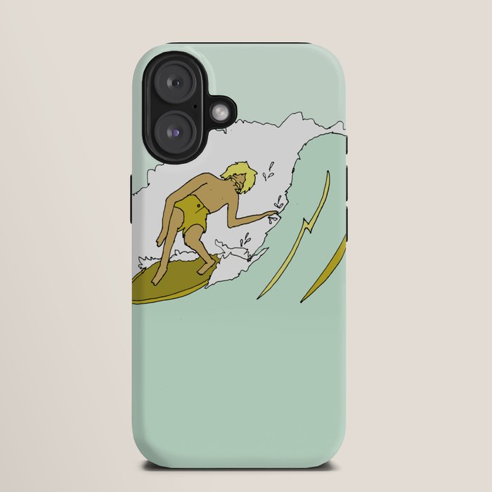 70s outer banks surf // retro surf by surfy birdy iPhone Case