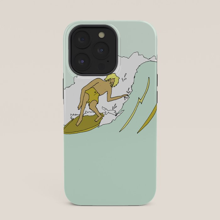 70s outer banks surf // retro surf by surfy birdy iPhone Case