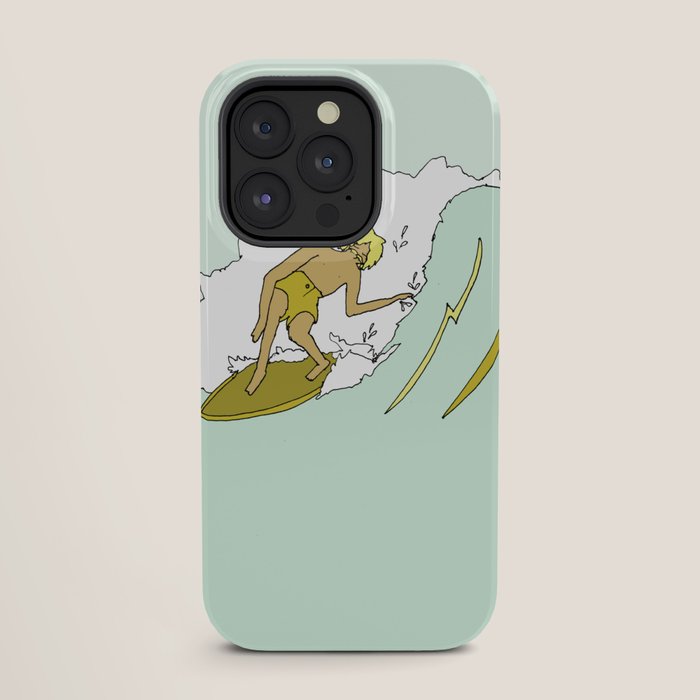 70s outer banks surf // retro surf by surfy birdy iPhone Case