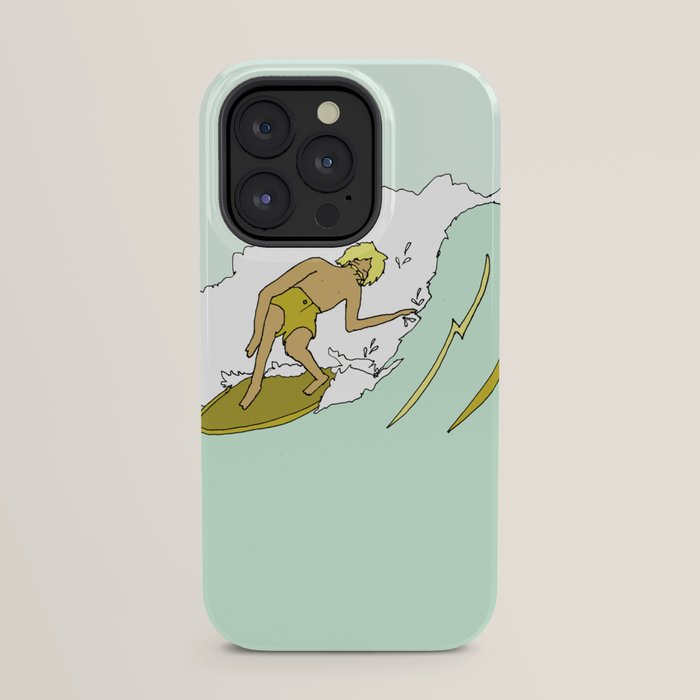 70s outer banks surf // retro surf by surfy birdy iPhone Case