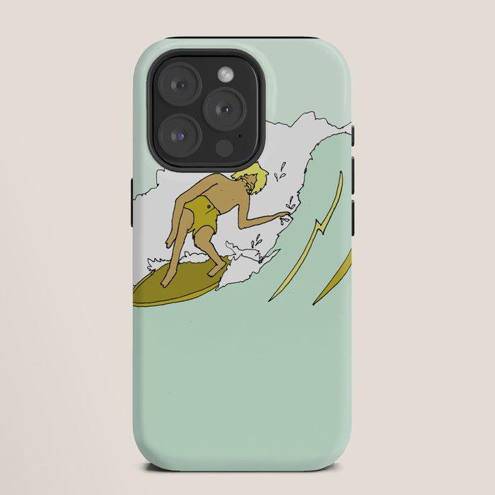 70s outer banks surf // retro surf by surfy birdy iPhone Case