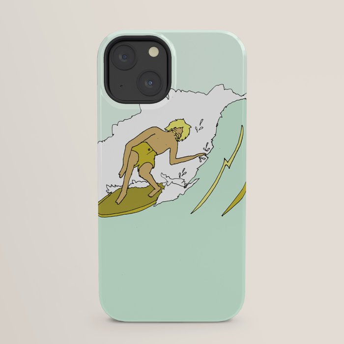 70s outer banks surf // retro surf by surfy birdy iPhone Case