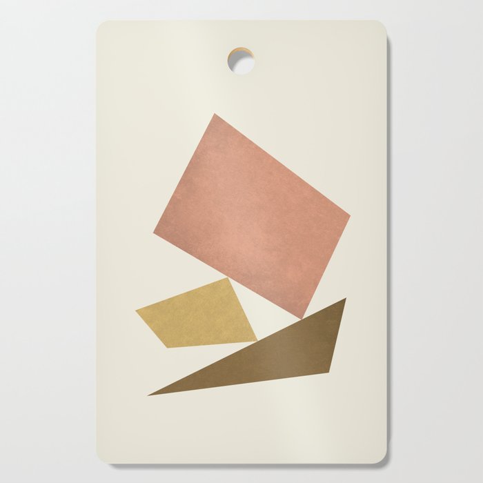 3 Forms Composition - Pink Cutting Board